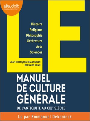 cover image of LE Manuel de Culture générale